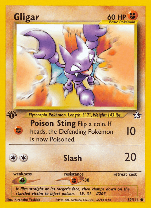 Gligar, kortbilde fra pokemontcg.io