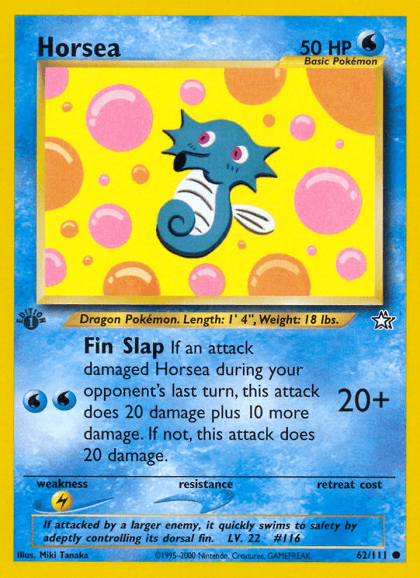 Horsea, kortbilde fra pokemontcg.io