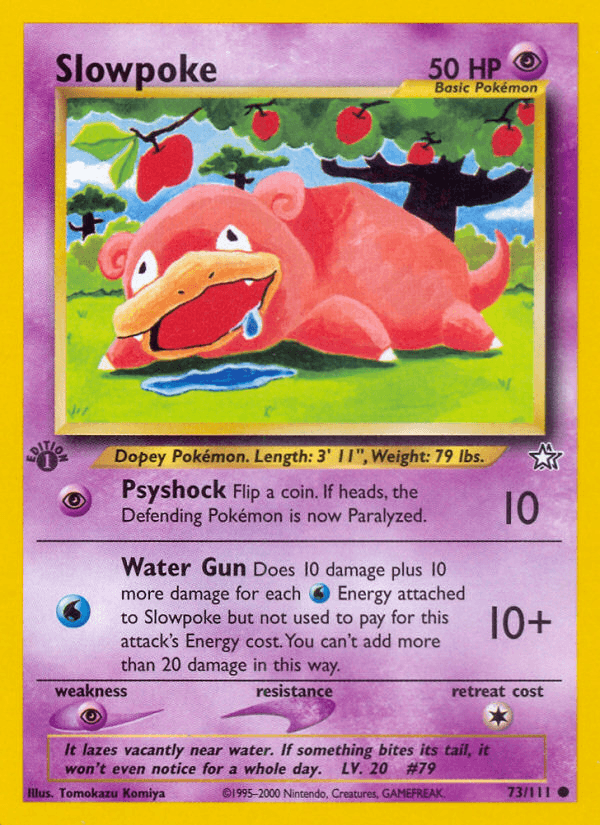 Slowpoke, kortbilde fra pokemontcg.io