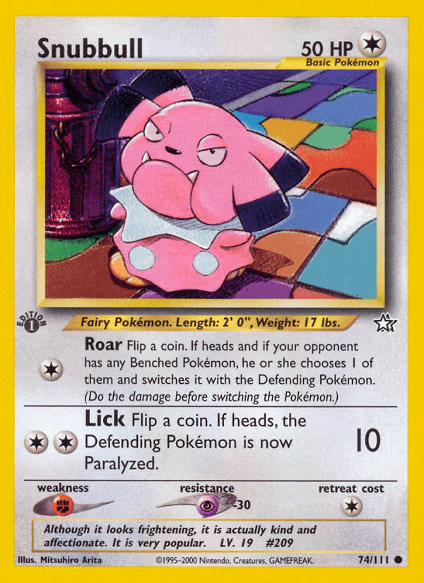 Snubbull, kortbilde fra pokemontcg.io