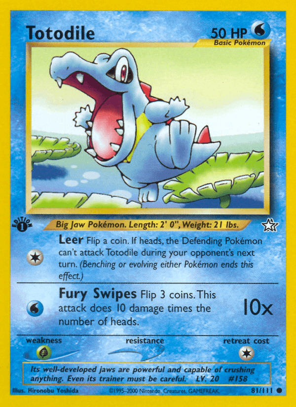 Totodile, kortbilde fra pokemontcg.io