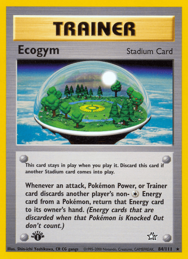 Ecogym, kortbilde fra pokemontcg.io
