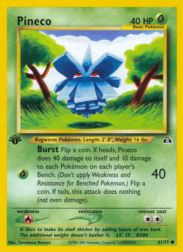 Pineco, kortbilde fra pokemontcg.io