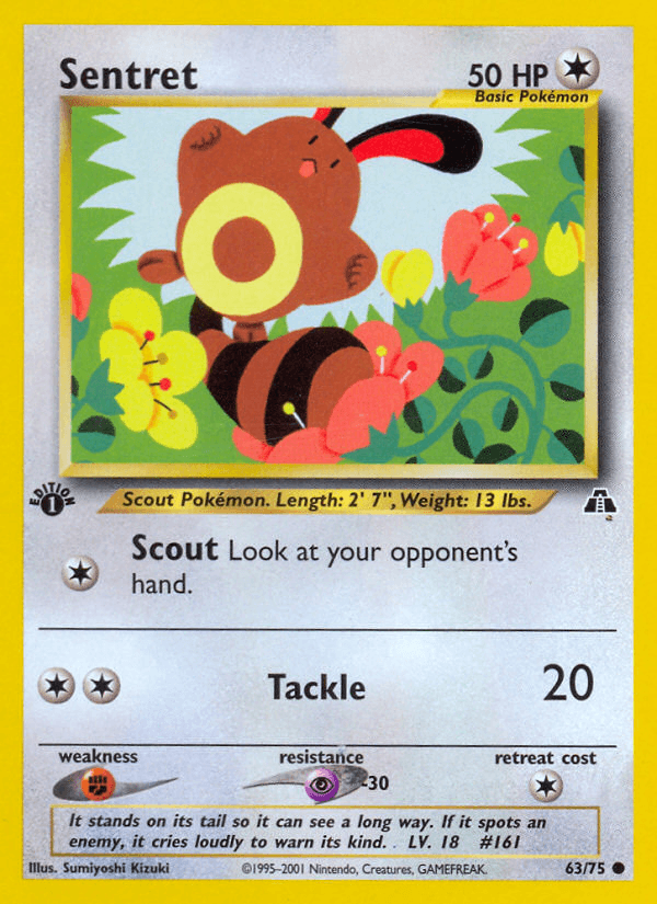 Sentret, kortbilde fra pokemontcg.io