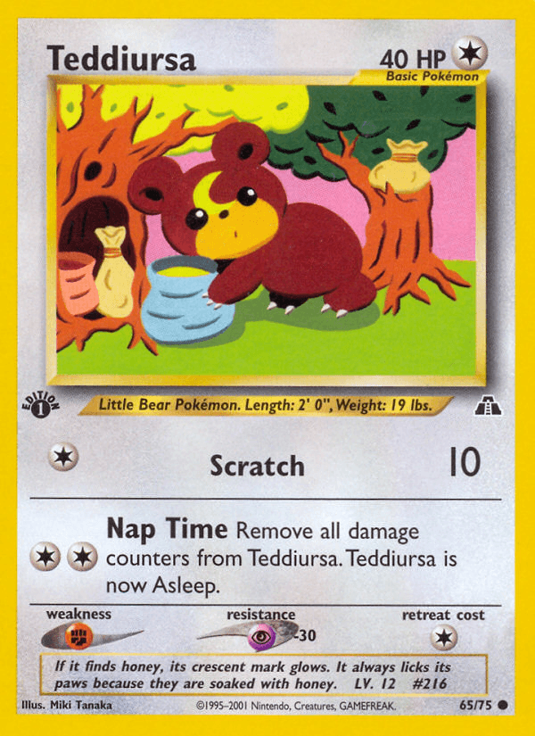 Teddiursa, kortbilde fra pokemontcg.io