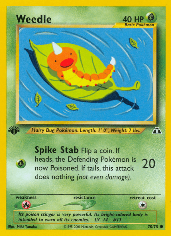 Weedle, kortbilde fra pokemontcg.io