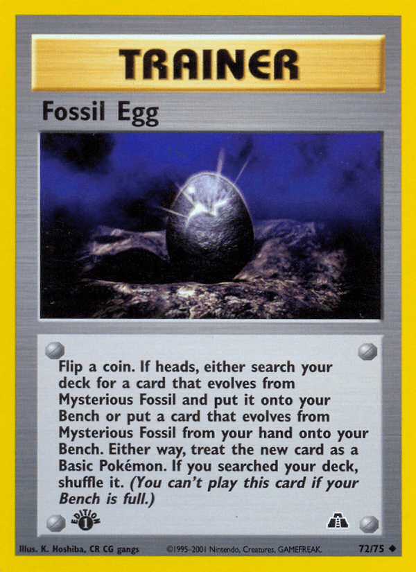 Fossil Egg, kortbilde fra pokemontcg.io