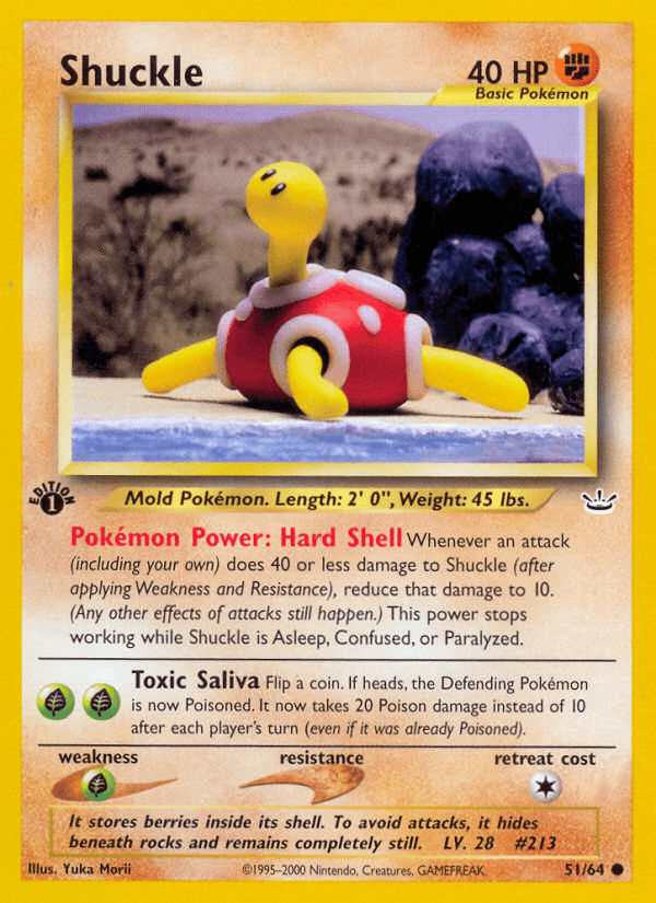 Shuckle, kortbilde fra pokemontcg.io