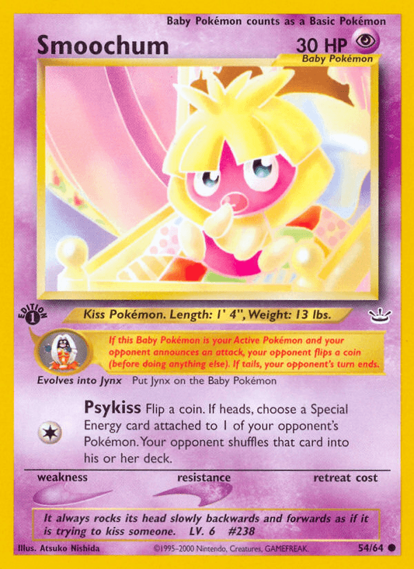 Smoochum, kortbilde fra pokemontcg.io