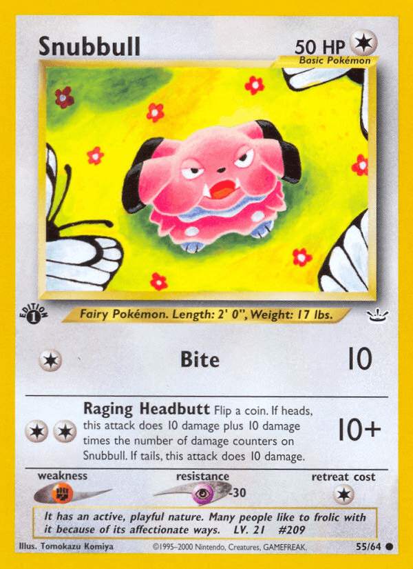 Snubbull, kortbilde fra pokemontcg.io