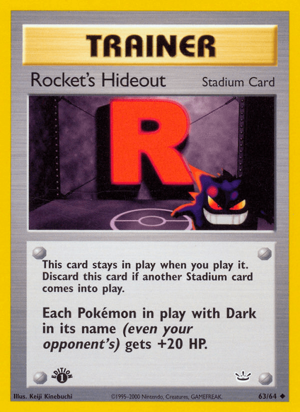 Rocket's Hideout, kortbilde fra pokemontcg.io
