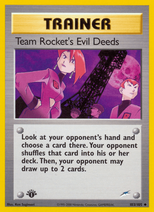 Team Rocket's Evil Deeds, kortbilde fra pokemontcg.io