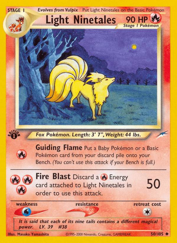 Light Ninetales, kortbilde fra pokemontcg.io