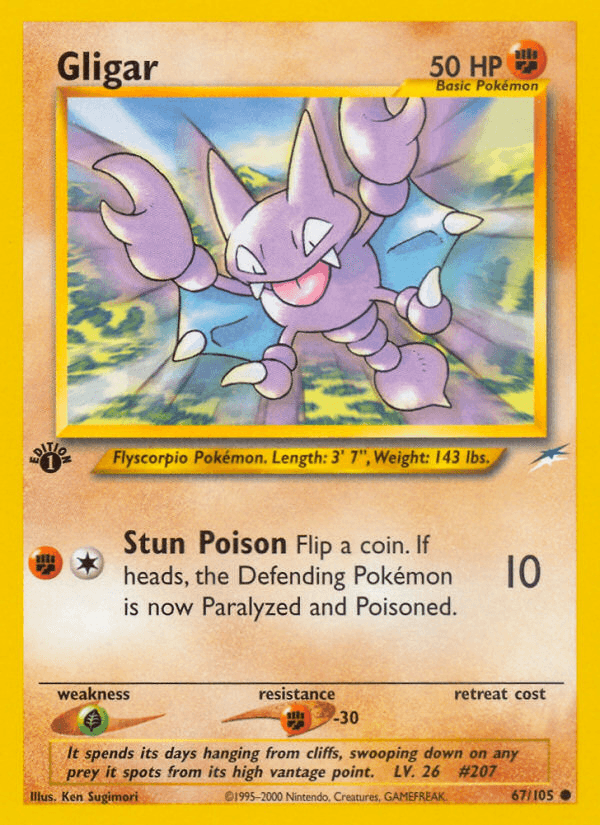 Gligar, kortbilde fra pokemontcg.io