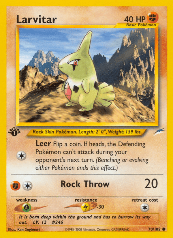 Larvitar, kortbilde fra pokemontcg.io