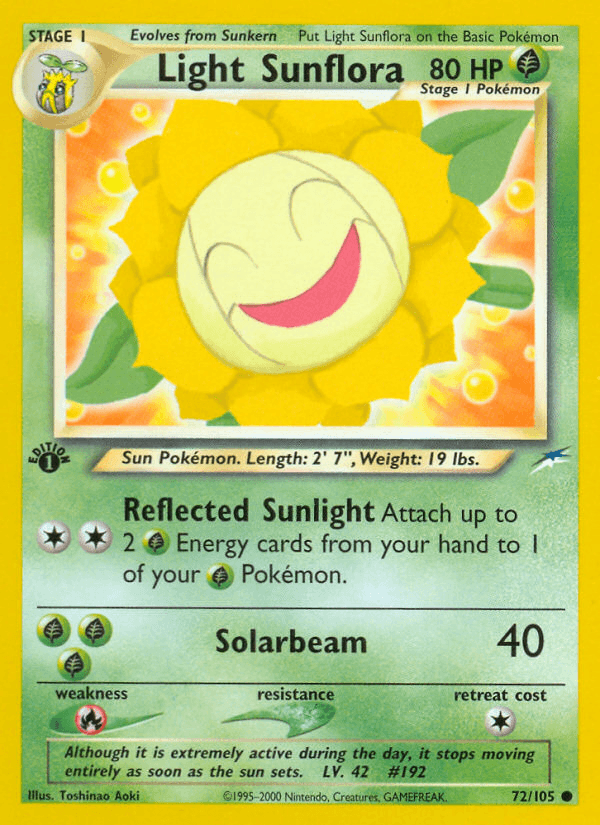 Light Sunflora, kortbilde fra pokemontcg.io