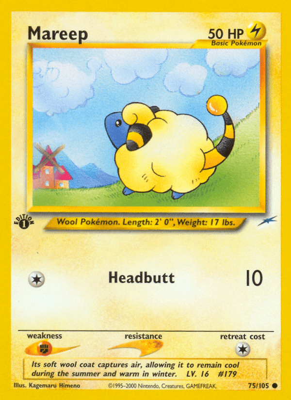 Mareep, kortbilde fra pokemontcg.io