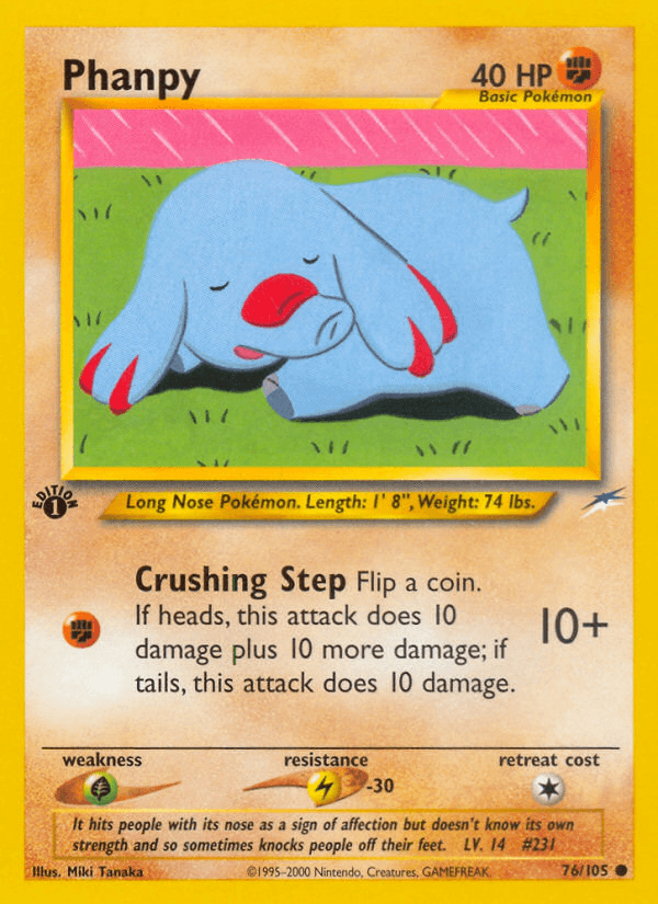 Phanpy, kortbilde fra pokemontcg.io