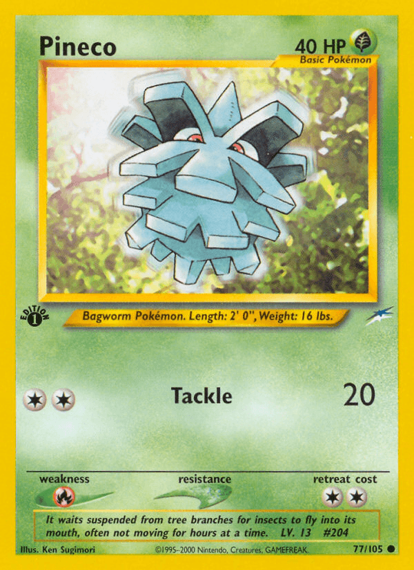 Pineco, kortbilde fra pokemontcg.io
