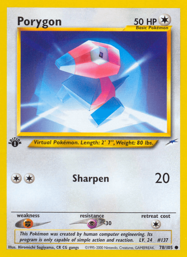 Porygon, kortbilde fra pokemontcg.io