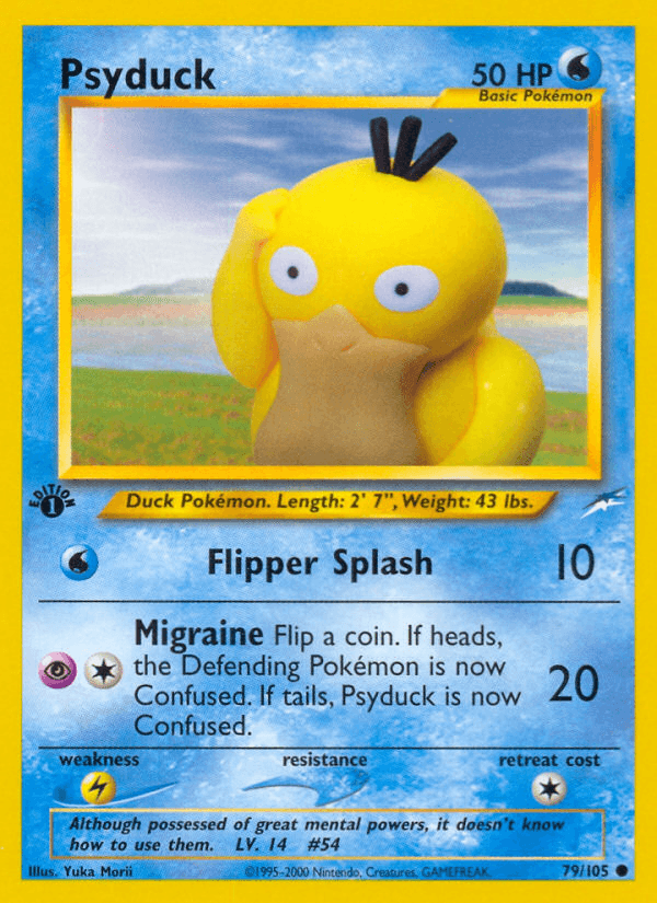 Psyduck, kortbilde fra pokemontcg.io