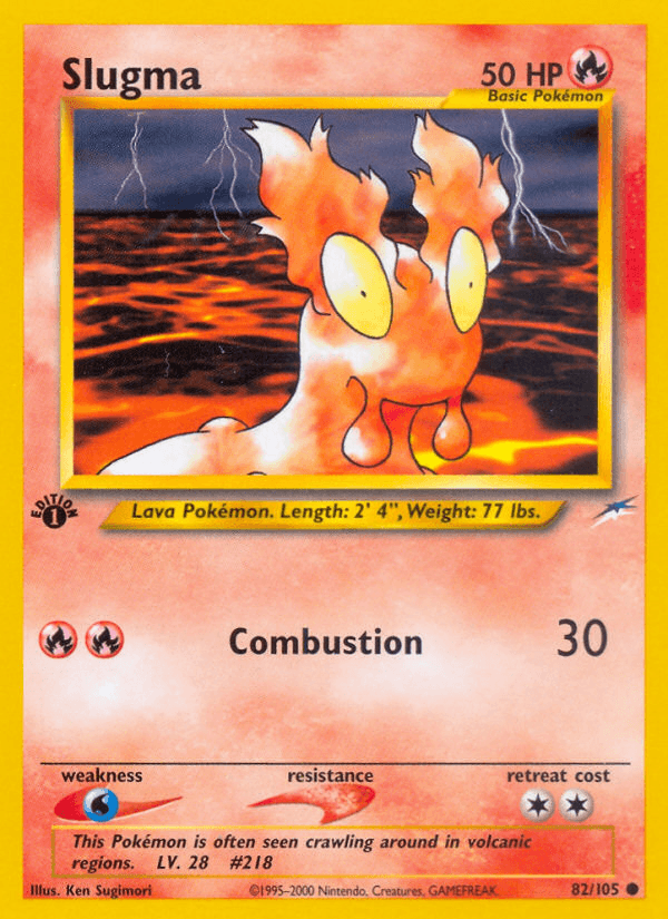 Slugma, kortbilde fra pokemontcg.io