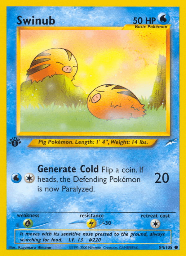 Swinub, kortbilde fra pokemontcg.io