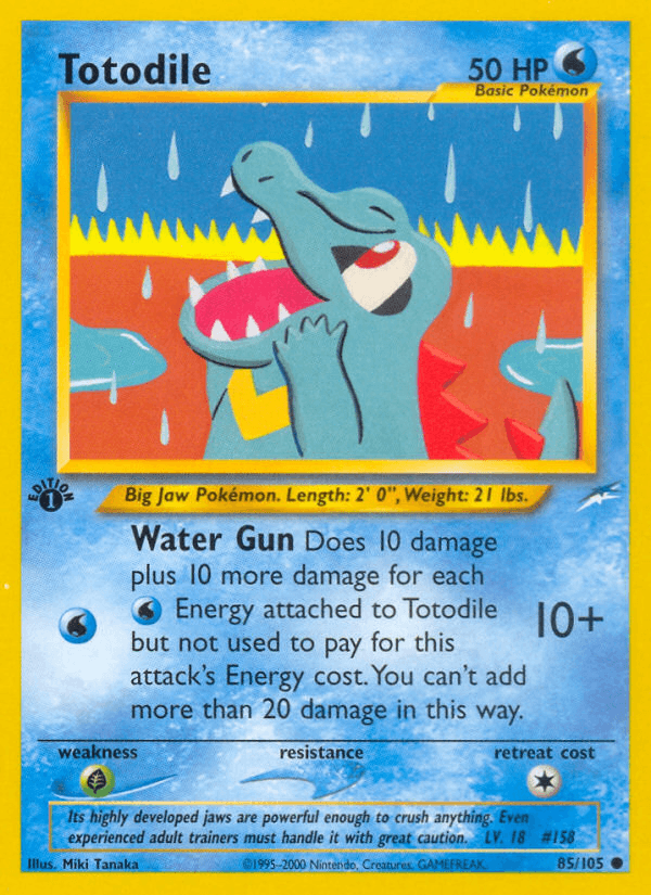 Totodile, kortbilde fra pokemontcg.io