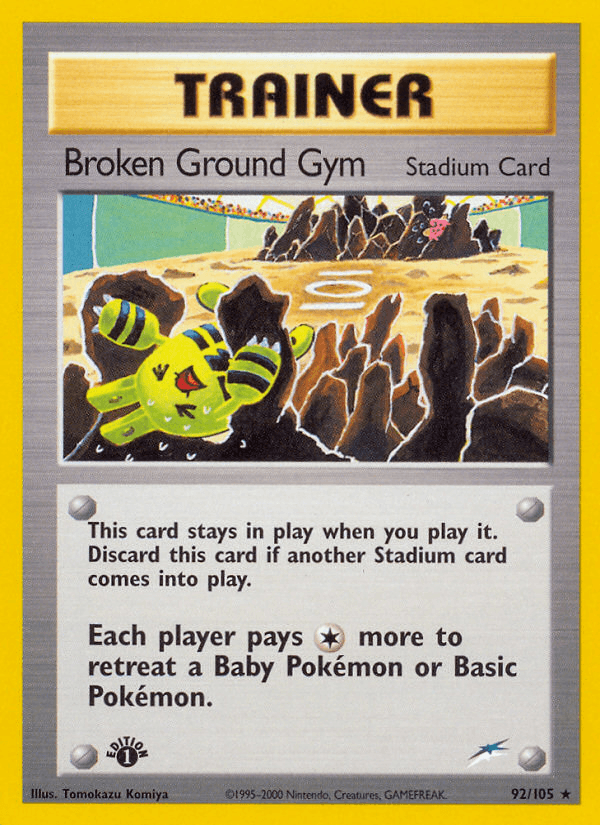 Broken Ground Gym, kortbilde fra pokemontcg.io
