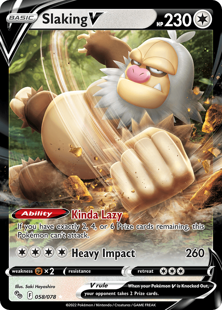 Slaking V, kortbilde fra pokemontcg.io