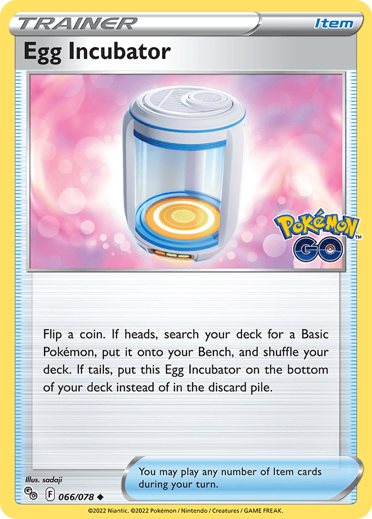 Egg Incubator, kortbilde fra pokemontcg.io