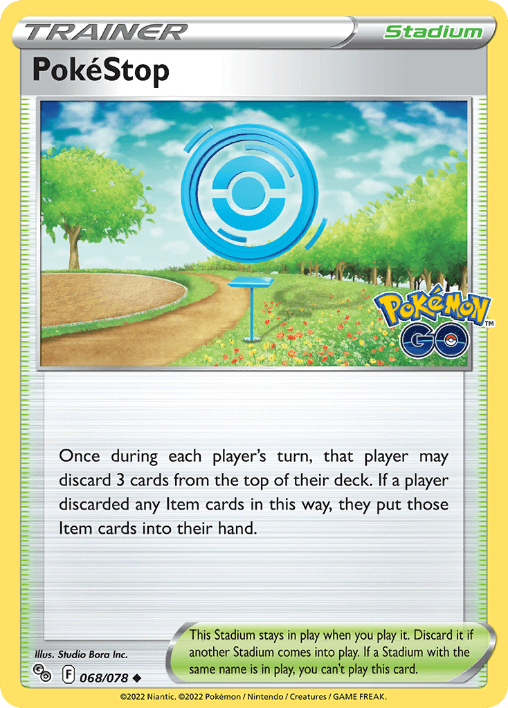 PokéStop, kortbilde fra pokemontcg.io