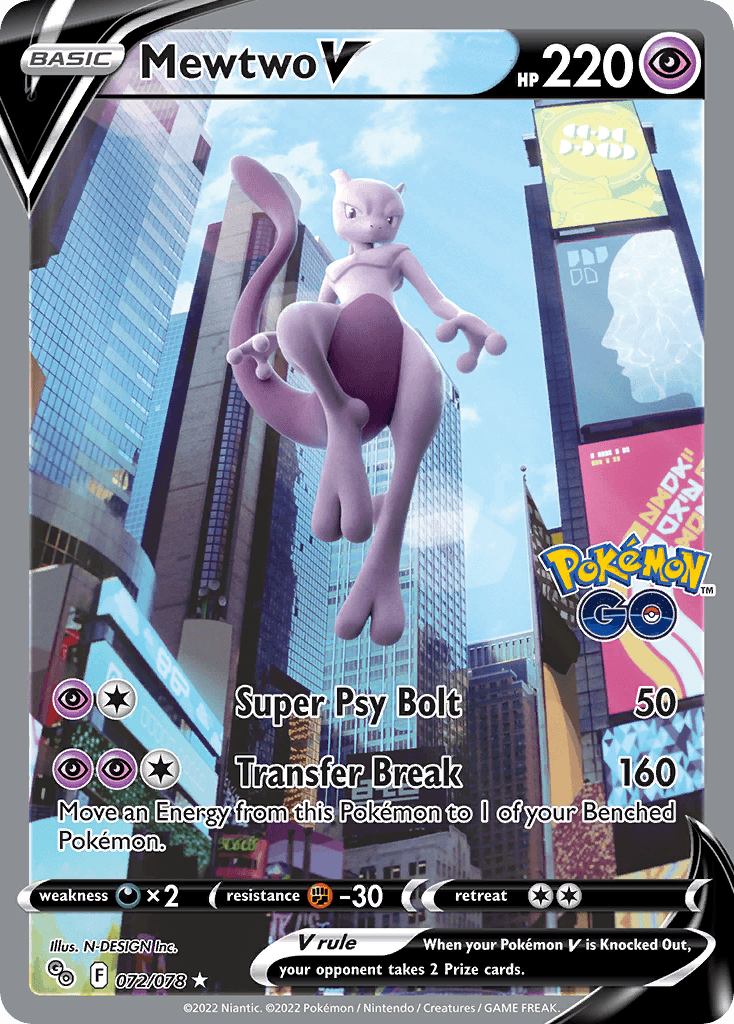 Mewtwo V, kortbilde fra pokemontcg.io