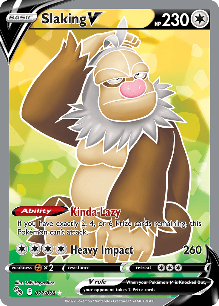 Slaking V, kortbilde fra pokemontcg.io
