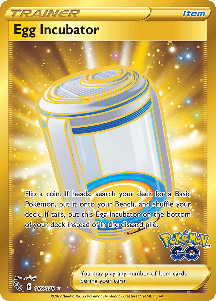 Egg Incubator, kortbilde fra pokemontcg.io