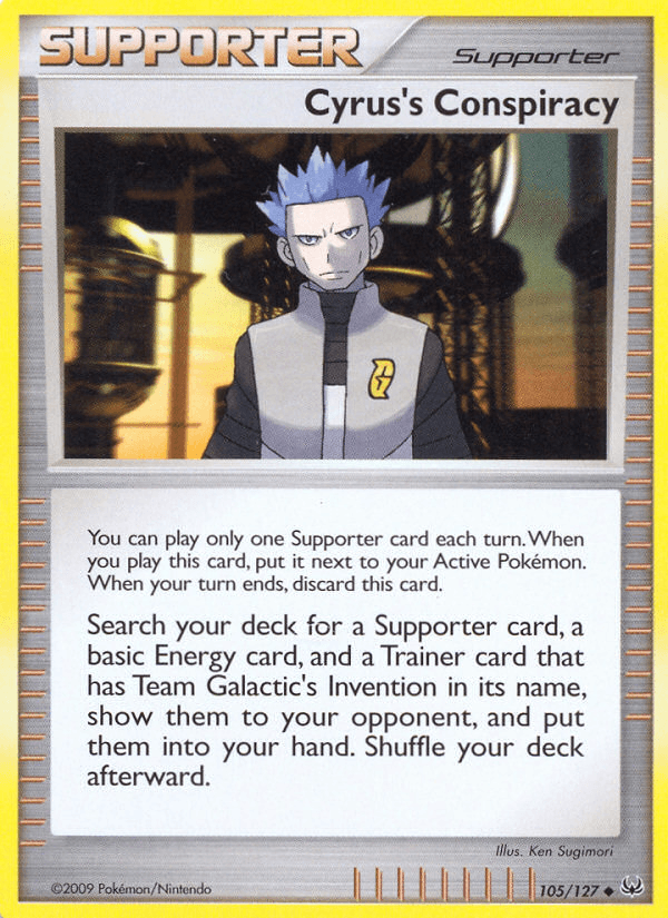 Cyrus's Conspiracy, kortbilde fra pokemontcg.io