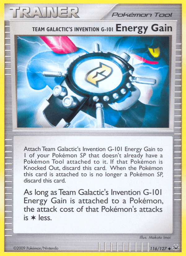 Team Galactic's Invention G-101 Energy Gain, kortbilde fra pokemontcg.io