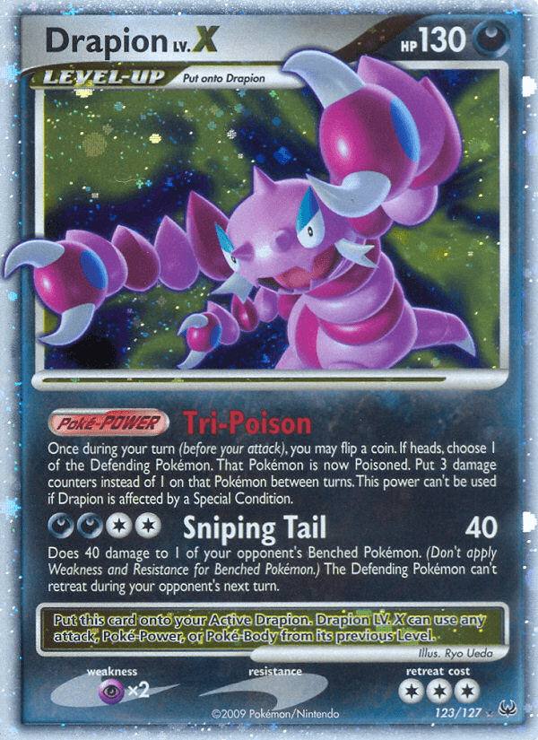 Drapion LV.X, kortbilde fra pokemontcg.io