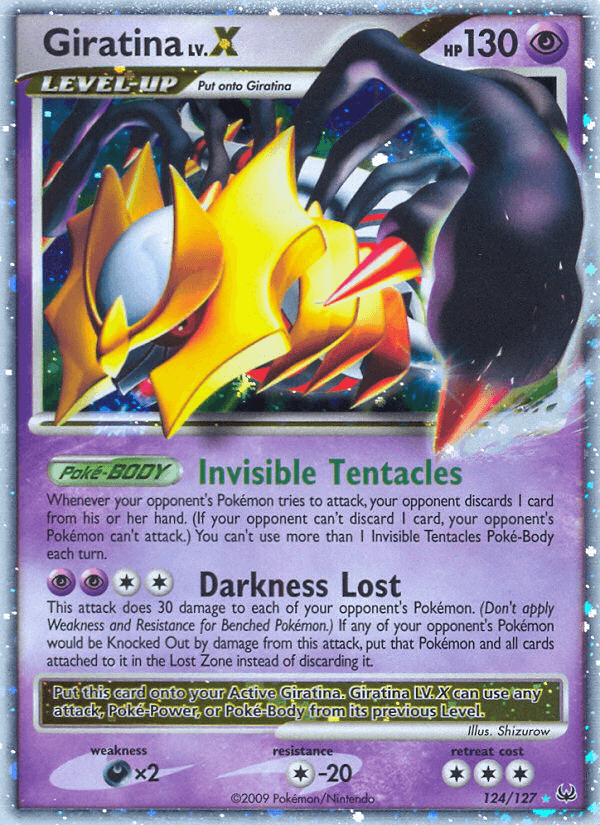 Giratina LV.X, kortbilde fra pokemontcg.io