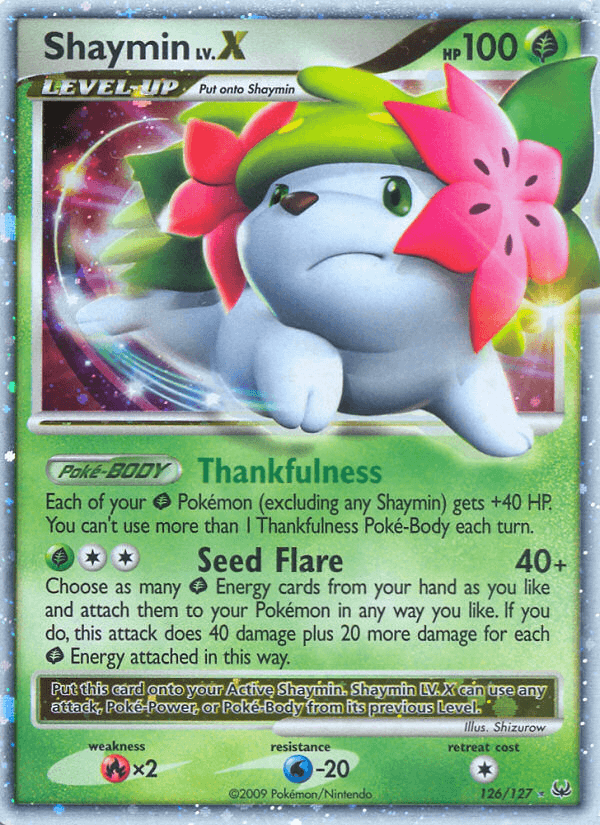 Shaymin LV.X, kortbilde fra pokemontcg.io