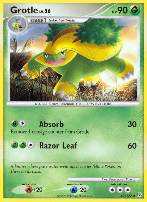 Grotle, kortbilde fra pokemontcg.io