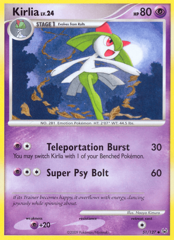 Kirlia, kortbilde fra pokemontcg.io