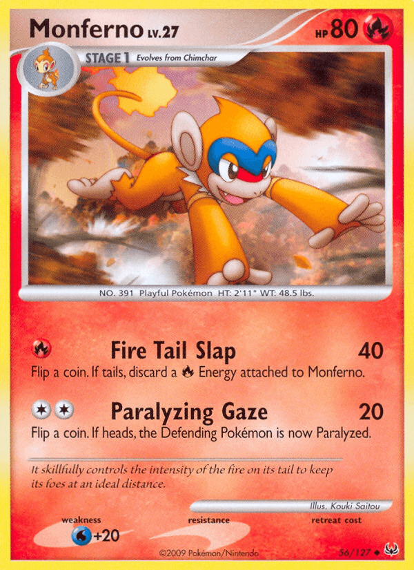 Monferno, kortbilde fra pokemontcg.io