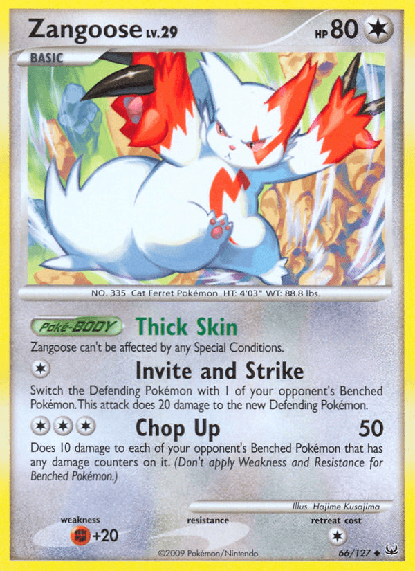 Zangoose, kortbilde fra pokemontcg.io