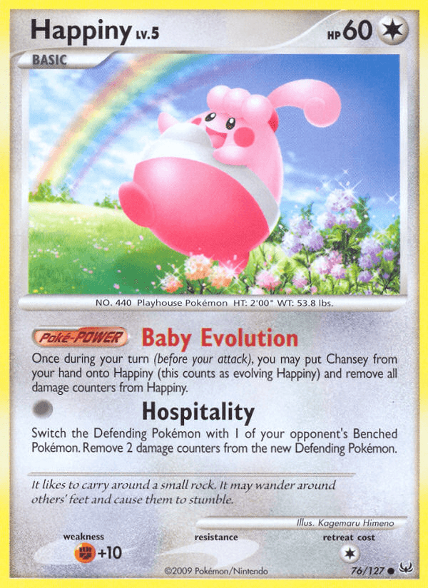 Happiny, kortbilde fra pokemontcg.io
