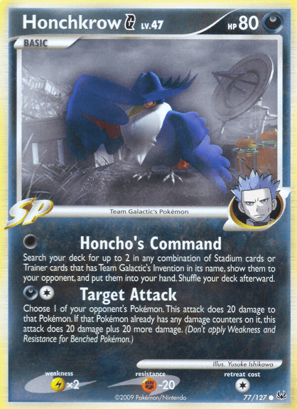 Honchkrow G, kortbilde fra pokemontcg.io