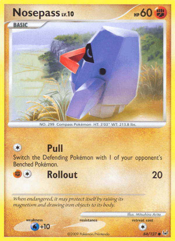 Nosepass, kortbilde fra pokemontcg.io