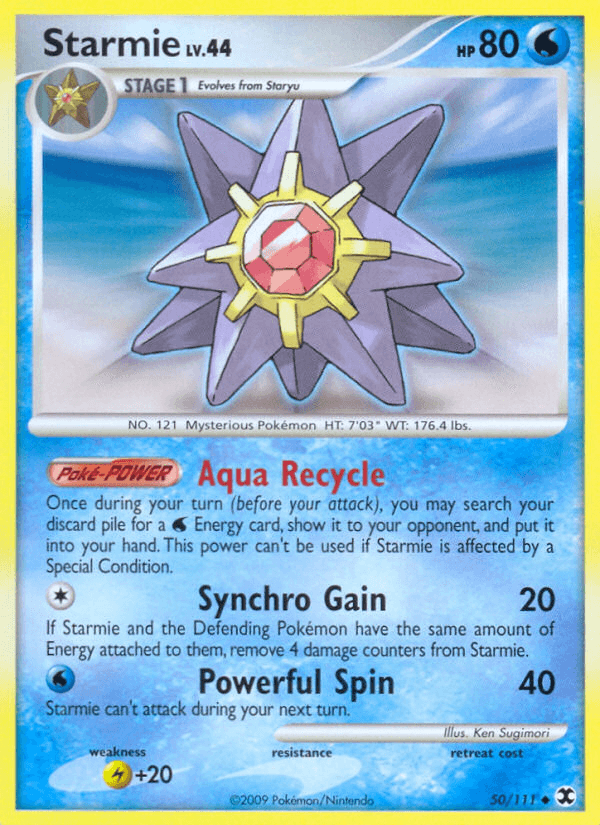 Starmie, kortbilde fra pokemontcg.io