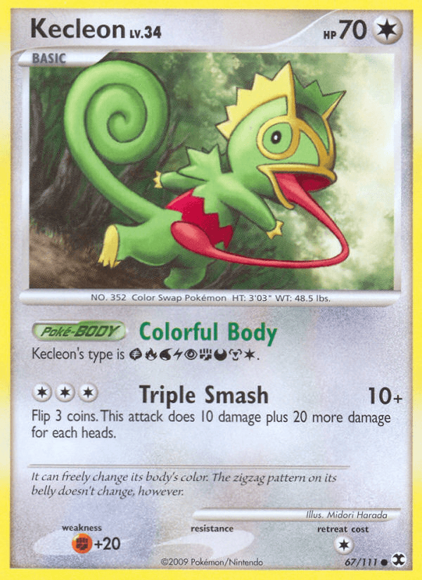 Kecleon, kortbilde fra pokemontcg.io