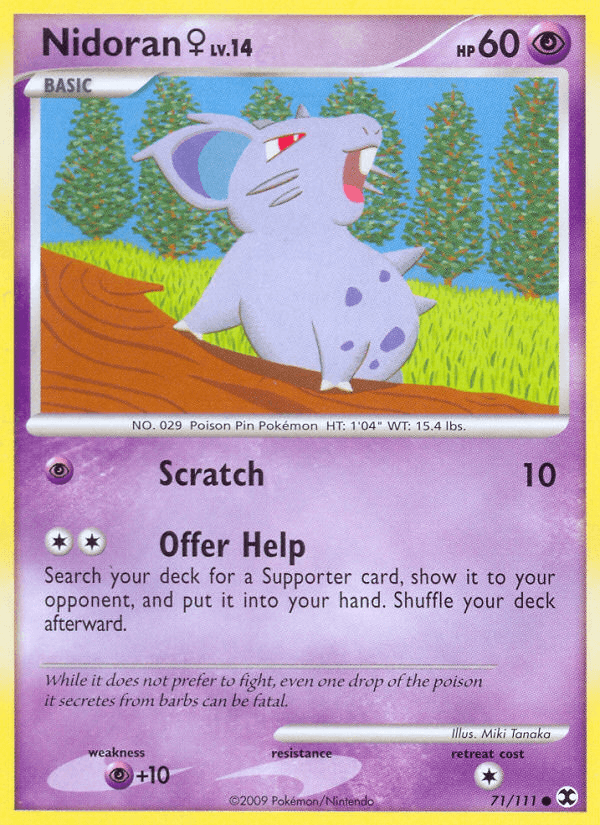 Nidoran ♀, kortbilde fra pokemontcg.io